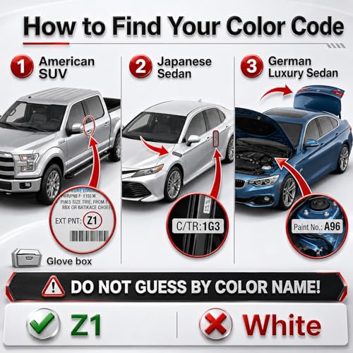 Opal White/Oryx White (L0K1/0R) 2-in-1 Touch Up Paint Pen for VW Volkswagen - color: Opal White/Oryx White (L0K1/0R)