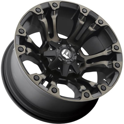 FUEL OFF-ROAD D569 VAPOR 17X9, 5X4.5/5.0, 4.53, -12mm MATTE BLACK DOUBLE DARK TINT - D56917902645A - color: MATTE BLACK DOUBLE DARK TINT, size: 17X9, 5X4.5/5.0, 4.53, -12mm