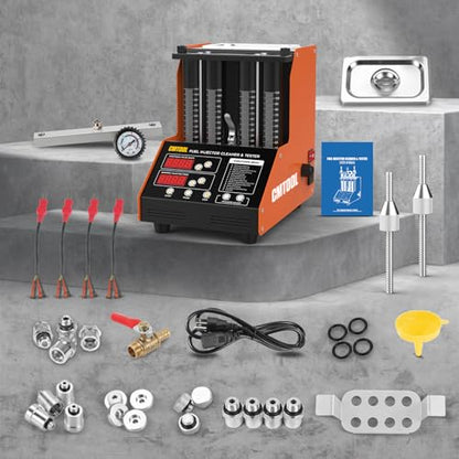CMTOOL Fuel Injector Cleaner Tester Machine Ultrasonic Cleaning Kit