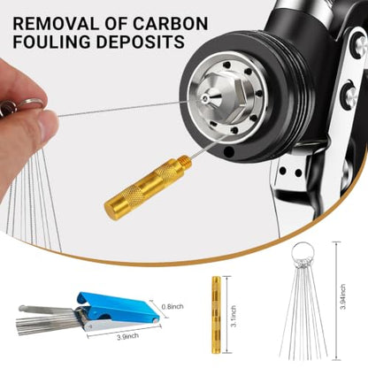 GATTLELIC HVLP Spray Gun Kit with 10pcs 600cc Mixing Cup and Lids (Clean Kit) - color: Clean Kit