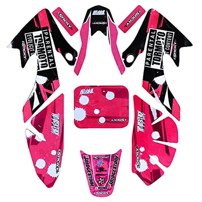 Pink Plastics Graphics for Compatible with XR 50 CRF 50 SDG SSR 107 110 125