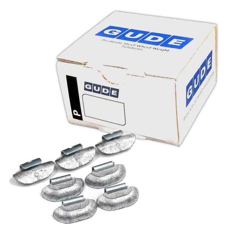 Generic GUDE Tire Wheel Weights REG P Type (Fe) Coated Steel Spring Steel Clip On - Choose Size - 25 Pack (0.75 oz) - size: 0.75 oz