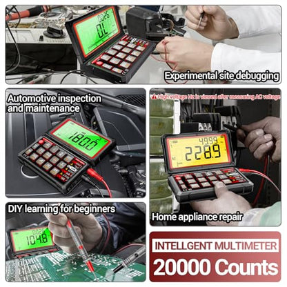 ANENG 20000 Count Digital Multimeter, 300-19999 RPM Automotive Tachometer
