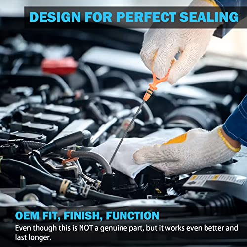 Valve Cover Gasket Set - Compatible with 2.0L 2.3L 2.4L 2002-2015 Honda Accord, Civic, CR-V, Element, Crosstour, Acura CSX, ILX, RDX, RSX, TSX - Replace VS50614R, 12341-R40-A00