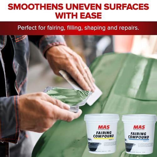 MAS Epoxy Fairing Compound 2 Pint, Excellent Sag Resistance - size: 2 Pint