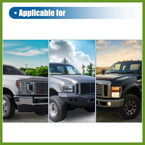 1 Set 7.3L Intercooler Hose Boots Kit for Ford F250 F350 Super Duty 7.3L 1999 2000 2001 2002 2003 with T Bolt Clamp Black Vehicle Components