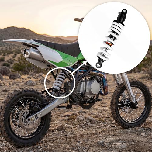 290mm 11.4” Rear Shock Absorber, 600 lbs Max Load Heavy Duty Suspension for Pit Bike Dirt Bike Go Kart ATV, Compatible with Selected Honda Kawasaki Yamaha SSR Apollo TaoTao Coolster