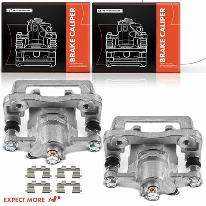 A-Premium Rear Disc Brake Caliper with Bracket - style: Rear Driver and Passenger