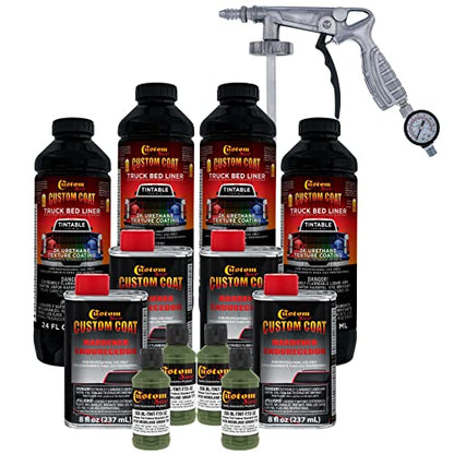 Custom Coat Woodland Green Urethane Spray-On Truck Bed Liner Kit, 1 Gallon