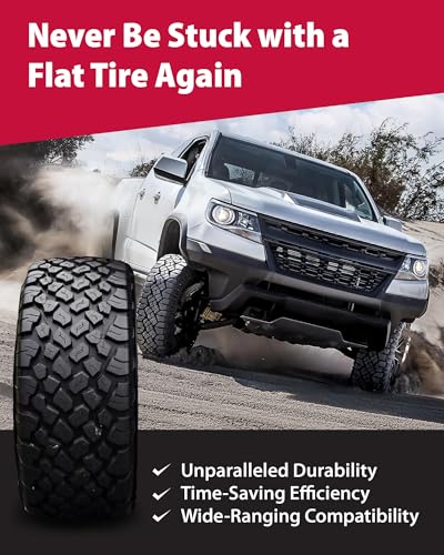 PermaCure Tire Repair Kit with Plugs, Tools and Vulcanizing Fluid