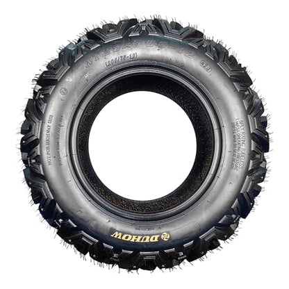 AT25x8-12 ATV Tires ATV＆UTV Trail Sand Off-Road Tires 25x8-12, All Terrain Tires 18mm Tread Depth 25x8x12-6 PR, Tubeless 2PCS - size: DJ1001 25X8-12