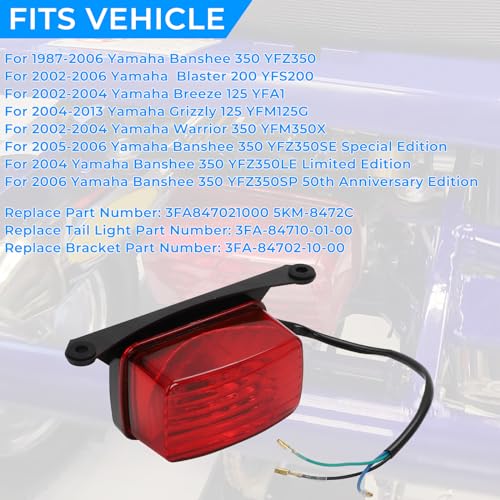 ATV Brake Tail Light Kit for Yamaha Banshee Warrior Blaster