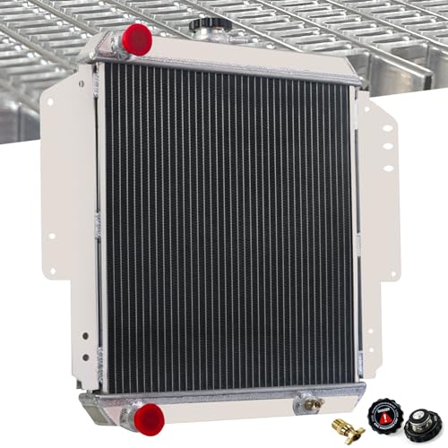 Radiator for 1985-1995 Suzuki Samurai Sierra Jimny Hardtop SJ410 SJ413 1.3L - size: 2 Row Radiator w/CNC Cap