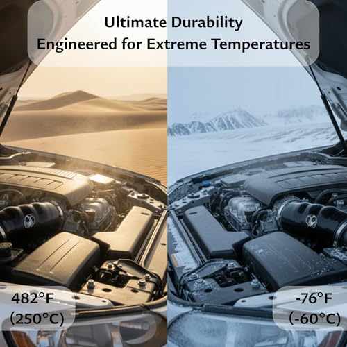3.5 Inch / 89mm 90 Degree Silicone Elbow Hose – Compact Leg Design, Nominal 102mm Length, 5.5mm Thickness – High Temp 4-Ply Black Coupler for Turbo, Intake, Radiator Pipe - size: 3.5 Inch / 89mm