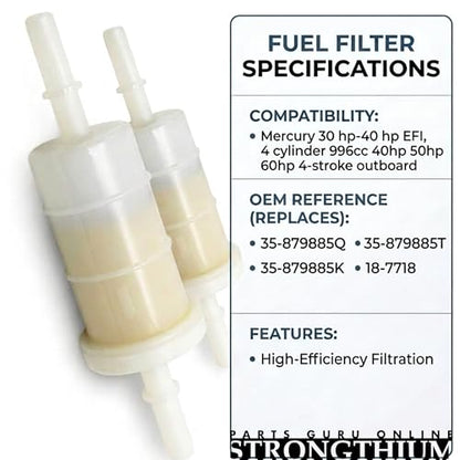 Strongthium 879885Q Fuel Gas Inline Filter