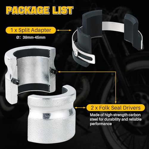 DASBET Motorcycle Adjustable Fork Seal Driver Tool 39-45mm