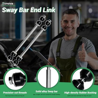 K700633 2PCS Rear Stabilizer Sway Bar End Links Fit for Buick 2008 2009 2010 2011-2017 Enclave, for Chevy 09-17 Traverse, for Saturn 2007-10 Outlook, for GMC 07-2016 Acadia, 17 Acadia Limited - size: K700633-2PC