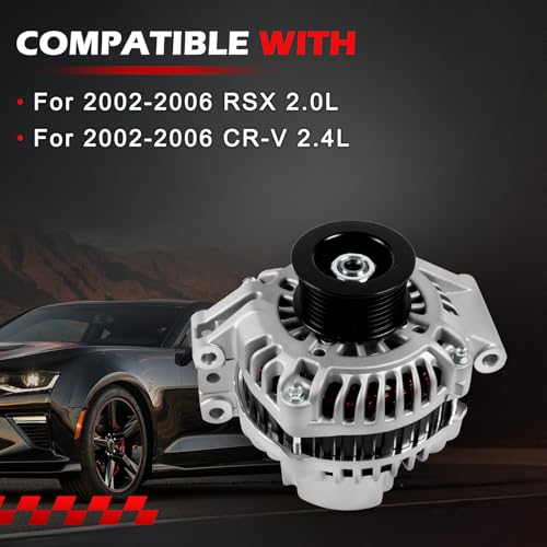 13966 New Alternator Fit for 2002-2006 Honda CR-V L4 2.4L - size: 13966