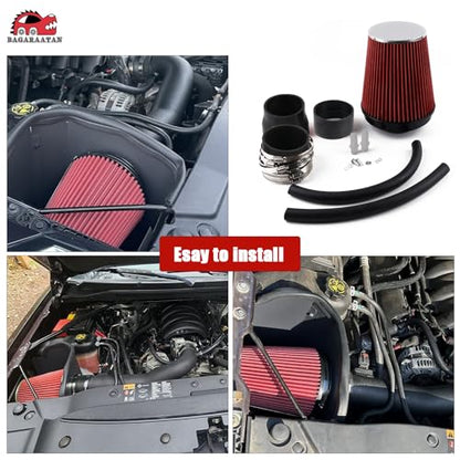 Cold Air Intake for 2014-2019 Chevy/GMC/Cadillac 5.3L 6.2L V8 BK - color: 14-20 Chevy/GMC/Cadillac 5.3L 6.2L V8-BK