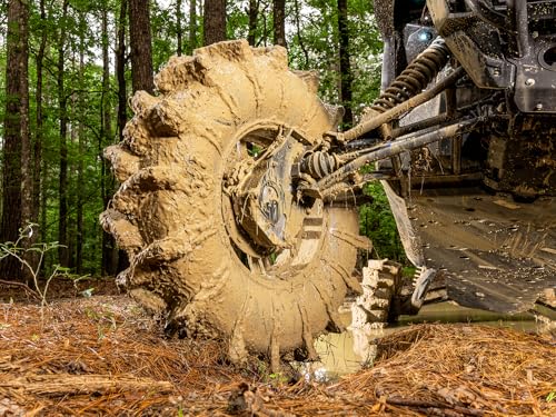 SuperATV Assassinator UTV/ATV Mud Tire for RZR, X3, General, Maverick, Ranger, Rock & All Terrain UTV Mud Tire | 34x8-14 | 3" Tread Depth | 6 Ply Ratings - size: 34x8-14