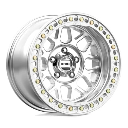 KMC KM235 17X8.5 5X5.0 MACH 00MM Wheel Rim - color: MACHINED, size: 17X8.5, 5X5.0, 4.75, 0mm