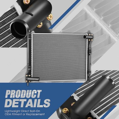 Auto Dynasty 13661 Radiator for 15-19 Nissan Juke Sentra (Exclude Nismo RS) - style: 15-19 Nissan Juke Sentra