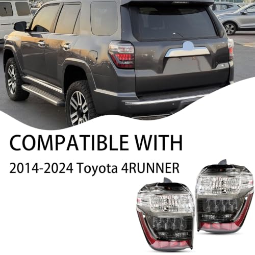 Pair Taillights Assembly Set For 2014-2024 Toyota 4Runner LED Brake Lamp - color: Taillights