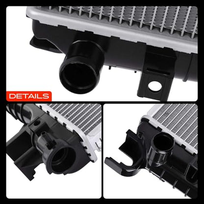 A-Premium Engine Coolant Radiator Assembly Compatible with Dodge