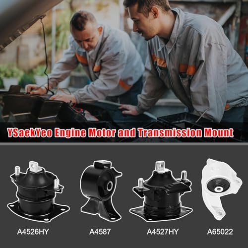4PCS Engine Motor Mount Set Compatible with Acura MDX 2007-2009 V6 3.7L - size: MDX 2007-2009