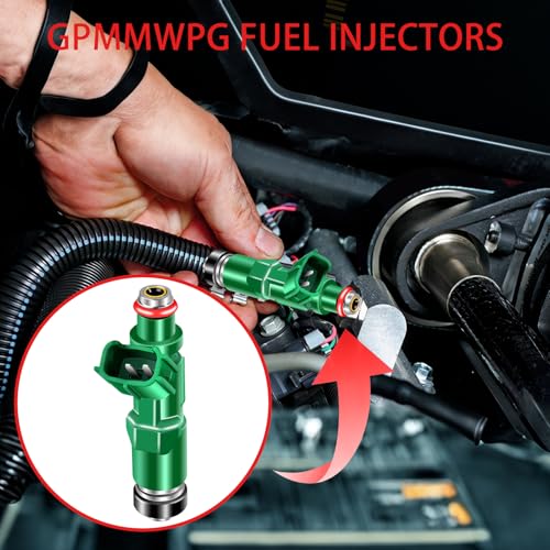 4Pcs Fuel Injectors 23250-21020 FJ343 Injector Compatible with Toyota Prius 2001-2009 Echo 2000-2005 Scion XA XB 2004 2005 2006 1.5L L4 Replaces 23209-21020 842-12234 Set of 4