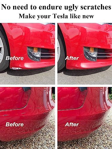 SYOAUTO Ultra Red PR01 Touch Up Paint for Tesla Model Y 3 X S Car Touch Up Paint Pen 0.4 oz Automotive Scratch Repair Pen Brush and Tip 2 in 1 Pen (Ultra Red PR01) - color: Ultra Red (PR01)
