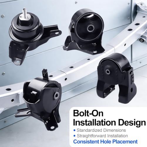 4PCS Engine Motor Mount Set Compatible with Sonata 3.3L V6 2009-2010 - size: Sonata 2009-2010 Auto