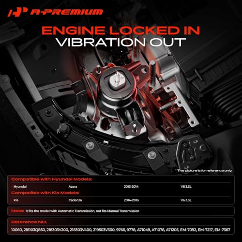 A-Premium Engine Motor and Transmission Mount Kit, with Torque Strut Mount