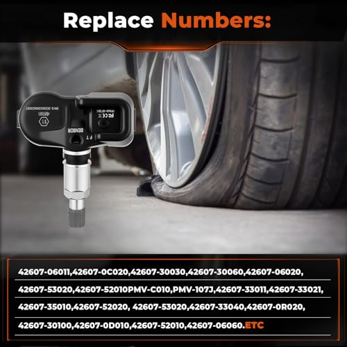 Multi-Protocol TPMS Sensors Fit for Toyouta and Lexus,315MHz and 433MHz - size: 426070C020