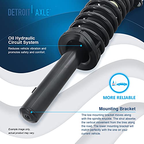 Detroit Axle - Front Strut Kit Replacement for 05-2010 Jeep Grand Cherokee - size: 4QS2400008/Sway Kit