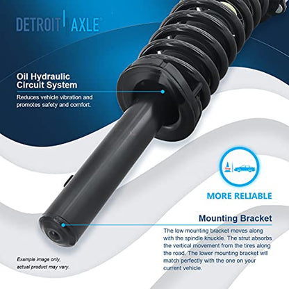Detroit Axle - Front Strut Kit Replacement for 05-2010 Jeep Grand Cherokee - size: 4QS2400008/Sway Kit