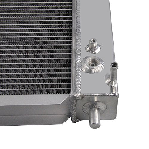 ALLOYWORKS 2 Row 26mm Core Aluminum Radiator For 1999-2010 Ford Expedition Lobo F-150 F-250 F-350 Super Duty 4.2L V6 4.6L 5.4L V8 AT/MT