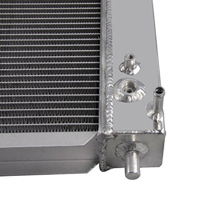 ALLOYWORKS 2 Row 26mm Core Aluminum Radiator For 1999-2010 Ford Expedition Lobo F-150 F-250 F-350 Super Duty 4.2L V6 4.6L 5.4L V8 AT/MT