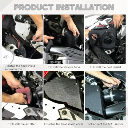 Cold Air Intake System for 2015+ Audi A4/A5 B9 2.0T TFSI Engine - size: 15+ Audi A4/A5 B9 2.0