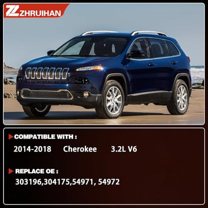 Exhaust Front Pipe Front Y Pipe Kit Compatible for Cherokee 2014 2015 2016 2017 2018 3.2L V6 engine, OE 304175 54971 | EPA Compliant - size: 2014-2018 Cherokee 3.2L V6