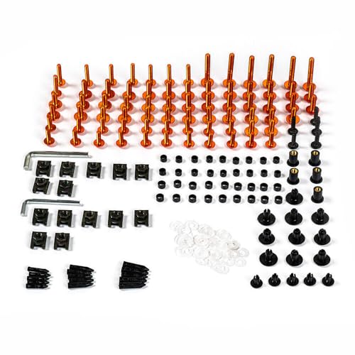 Motorcycle Fairing Bolt Kit Screws Kit For Honda CBR500R 2013-2018 Orange - color: Orange