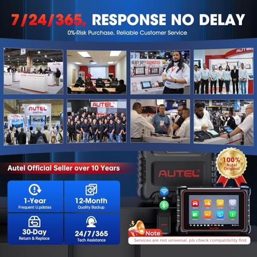Autel MaxiCOM MK900BT Scanner, 2026 MK900-BT 8in V2.0 Bidirectional Diagnostic Tool, CANFD DoIP, 33FT BT of MK900 MX900 MK808S MK808BT PRO MX808S MK808Z, 40+ Reset, 3K+ Active Tests, All Sys Scan, FCA