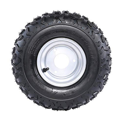Set of 2 ATV Go Kart Tire 145/70-6 With Rim Tubeless 4PR - size: 2 pcs