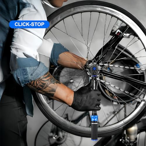 Torque Wrench 3/8 drive, 3/8 Inch Drive Click Torque Wrench Moto 5-50 FT.LB/6.8-67.8 Nm,Dual-Direction Adjustable 72 Tooth, Mechanic Wrenches Tools for Bike, Motorcycle and Car Repair - size: 3/8" 5-50 FT.LB