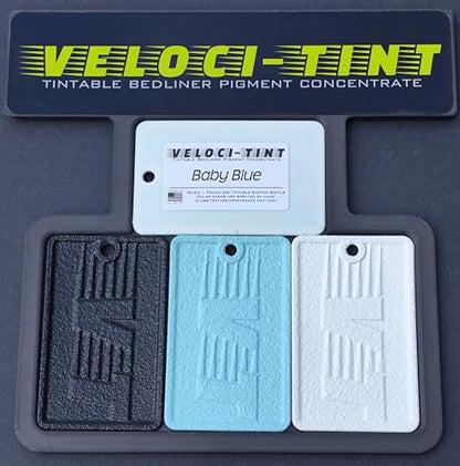 VelociTint Bedliner Pigment Concentrate 2oz Pouch for 2K Urethane Tintable Bed Liner 200+ Colors Available (Baby Blue) - color: Baby Blue