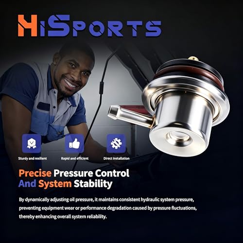 HiSport 17113203 Fuel Injection Pressure Regulator Compatible with GMC - size: HSFPR4060