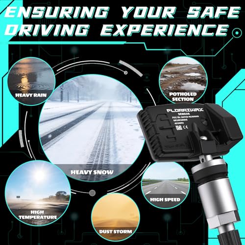 TPMS Sensor 433MHz Tire Pressure Monitoring Sensor for Chrysler - size: 68105280AG