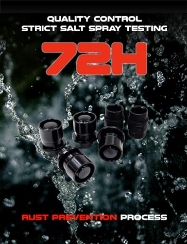 Set of 4 12x1.5 Veritek OE 1.47 Inch Mag Factory Style Replacement Black Lug Nut Wheel Locks with 2 Black Keys for Factory Wheels VPE-45700N2BK