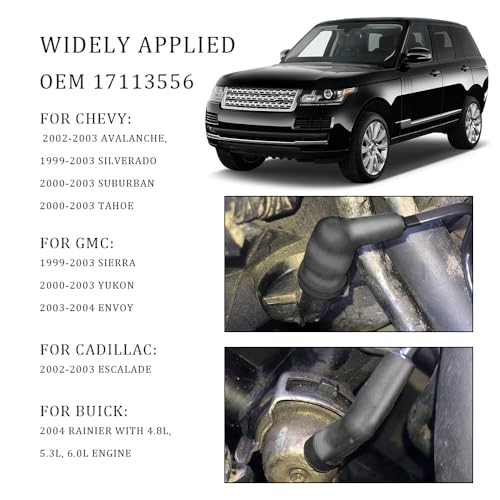 Car Fuel Pressure Regulator Vacuum Hose, Vacuum Lines Automotive, Fuel injection Pressure Regulator, Car Accessories for Chevy Silverado Suburban Tahoe Yukon 4.8 5.3 6.0, Replace OEM#17113556