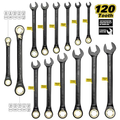 STARWORK TRUE MECHANIC 306-Piece Mechanics Tool Set and Socket Set, Comprehensive Tool Kit, Automotive Repair Tool Set, Professional - size: 306 PC